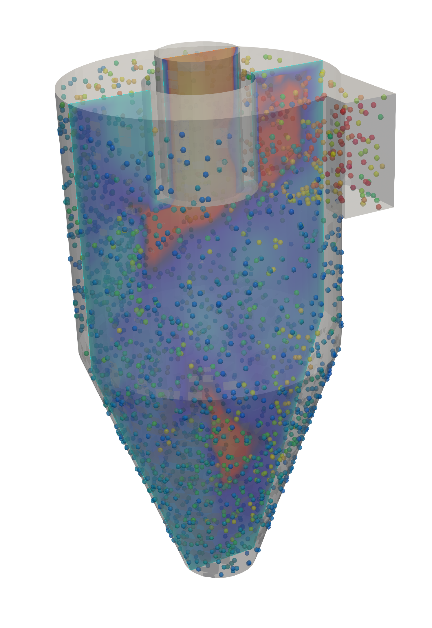 Particle Flow CFD Simulation
